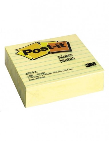 Cubo de notas XL Post-it® Canary Yellow™