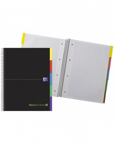 Cuadernos Black & Colors tapa extradura multiasignatura 100 hojas