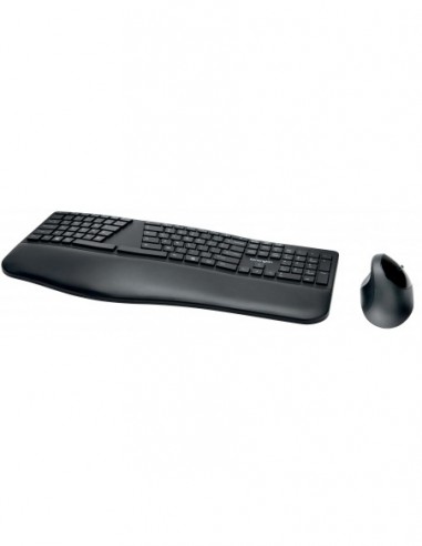 Conjunto de ratón y teclado inalámbricos Pro Fit® Ergo negro