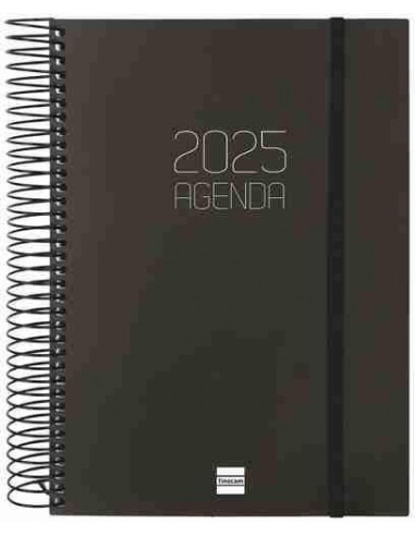 Agenda D  a P  gina Opaque E10 Negro Catal  n 2025