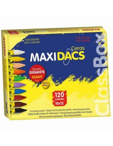 Ceras Maxidacs classpack 120 uds   12 X 10 col