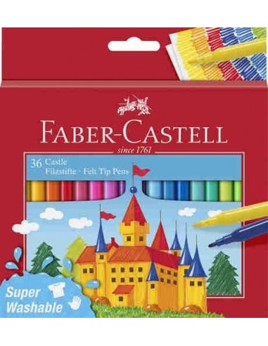 Rotulador escolar Faber Castel 36 uds