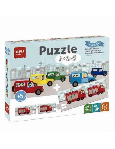 Puzzle sumas con transportes