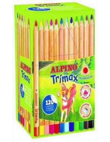 Pack 120 lapiceros de colores Trimax