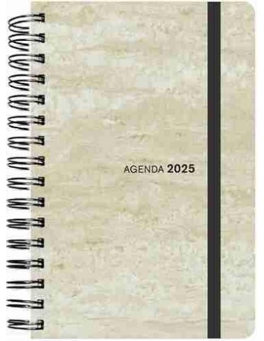 Agenda D  a P  gina Espiral 2025 tapa sint  tica flexible 13