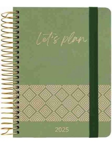 Agenda 25 D P A6  NATURE CONCEPT verde