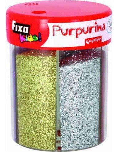 Purpurina colores surtidos bote 80 g