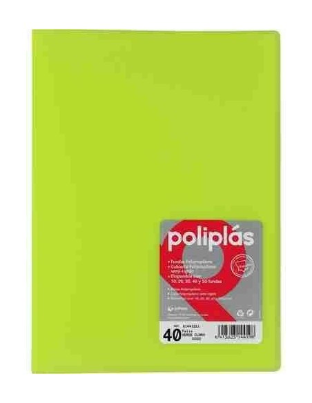 Carpeta de fundas poliplas transl  cidos