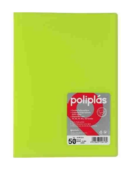 Carpeta de fundas poliplas transl  cidos