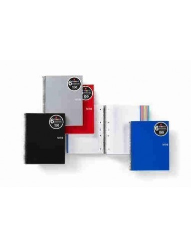 Cuadernos Note Book 6 polipropileno 150 hojas