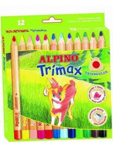 Lapiceros triangulares de color Trimax