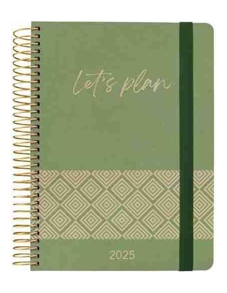 Agenda 25 D/P 15X21 NATURE CONCEPT verde