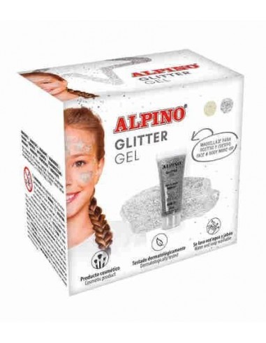 Maquillaje gel  purpurina líquida