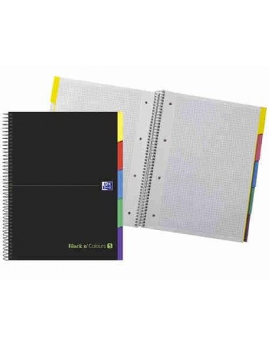 Cuadernos Black   Colors tapa extradura multiasignatura 100 hojas