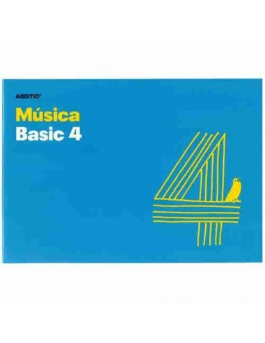 Cuaderno de m  sica Basic 4 pentagramas 10 hojas