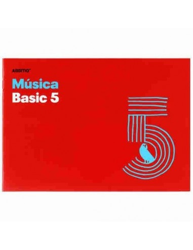 Cuaderno de m  sica Basic 5 pentagramas 10 hojas