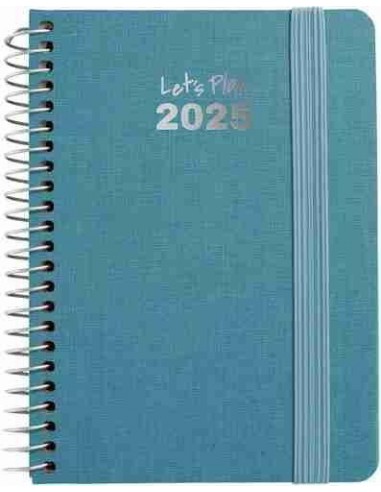 Agenda 25 S V A6 FANCY azul