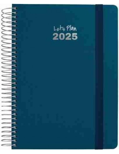 Agenda 25 D P 15X21 FANCY azul petr  leo