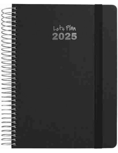 Agenda 25 D P 15X21 FANCY negro