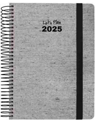 Agenda 25 D P 15X21 ECOJEANS negro