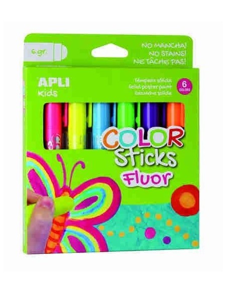 T  mpera s  lida fl  or Color Sticks