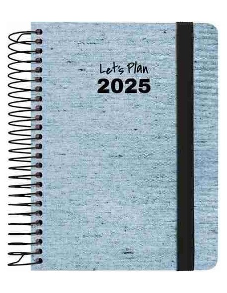 Agenda 25 D/P A6 ECOJEANS azul