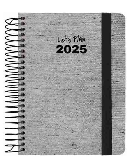 Agenda 25 D/P A6 ECOJEANS negro