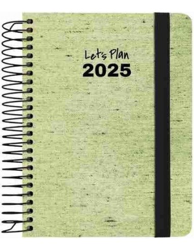 Agenda 25 D/P A6 ECOJEANS verde