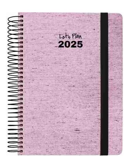 Agenda 25 D/P 15X21 ECOJEANS rosa