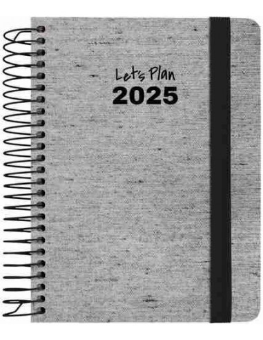 Agenda 25 S/V A6 ECOJEANS negro