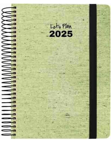 Agenda 25 D/P 15X21 ECOJEANS verde