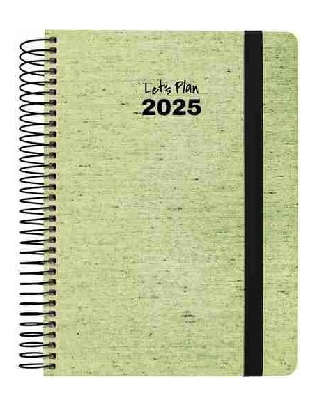 Agenda 25 D/P 15X21 ECOJEANS verde