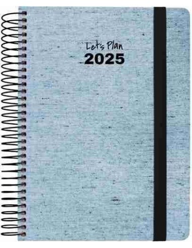 Agenda 25 D/P 15X21 ECOJEANS azul