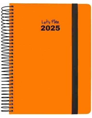 Agenda 25 D/P 15X21 NEON naranja