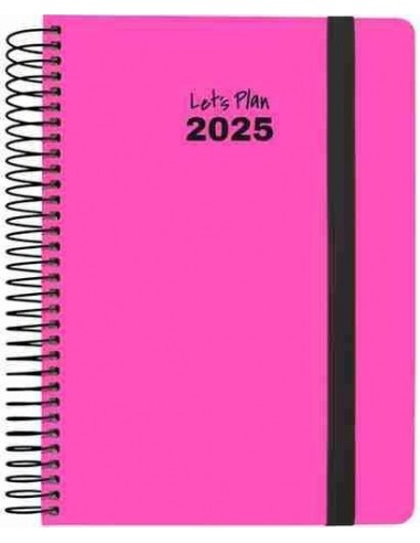 Agenda 25 D/P 15X21 NEON fucsia