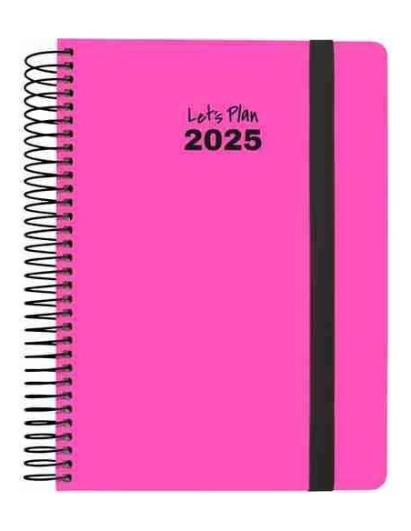 Agenda 25 D/P 15X21 NEON fucsia