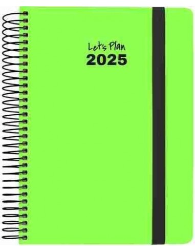 Agenda 25 D P 15X21 NEON verde