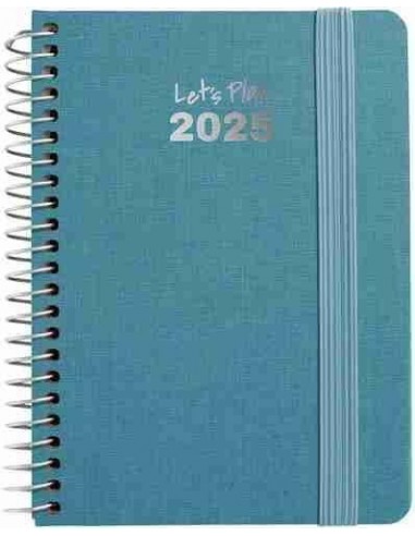 Agenda 25 D P A6 FANCY azul