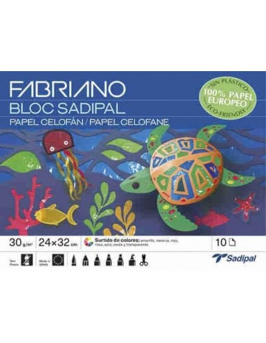 Cuadernos de manualidades papel transparente celof  n 10 hojas