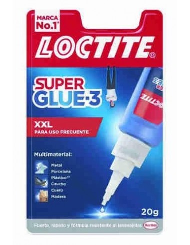 Pegamento Loctite Super Glue-3 XXL