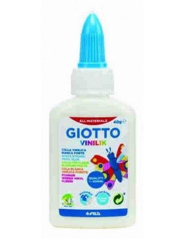 Bote de cola blanca con aplicador Giotto Vinilik 40 g