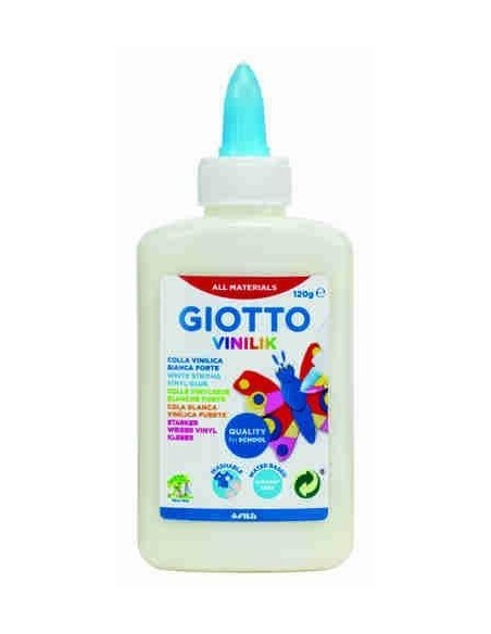 Bote de cola blanca con aplicador Giotto Vinilik 120 g