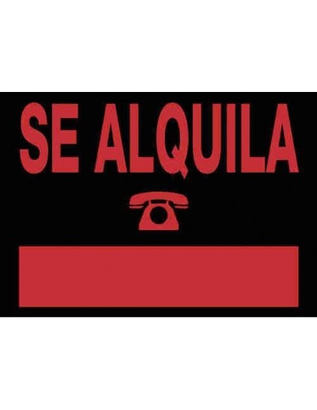 Carteles informativos "SE ALQUILA" "SE VENDE"