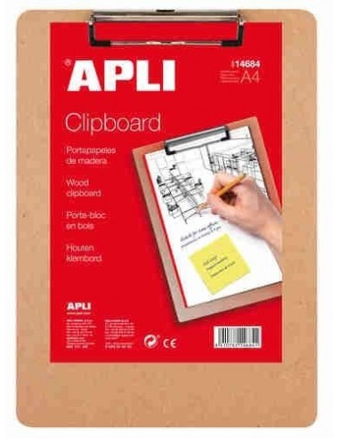 Clipboard madera