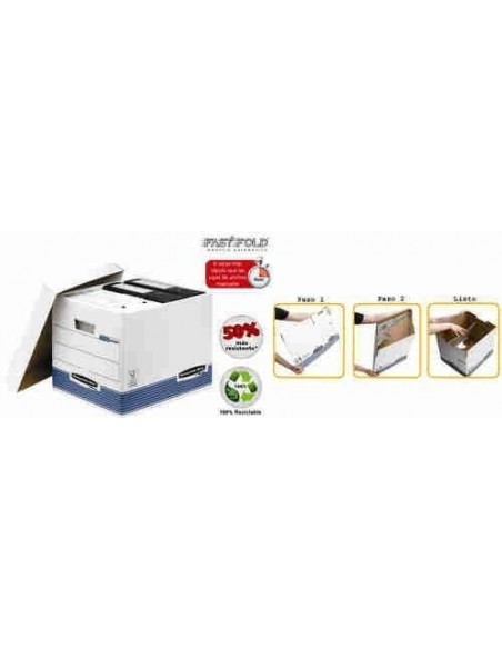 Contenedor de archivos montaje automático Bankers Box®