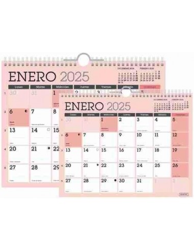 Calendario pared 2025 Classic 31 x 24 cm