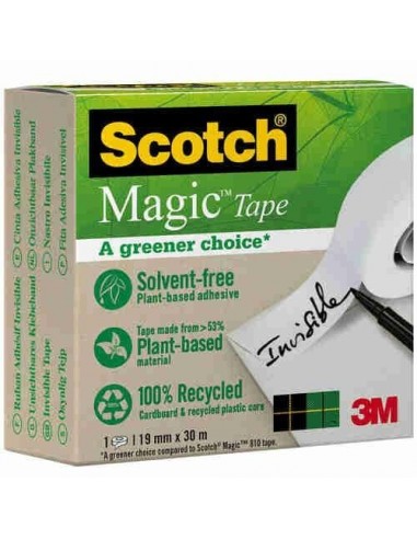 Cinta adhesiva Scotch   Magic    sostenible 900