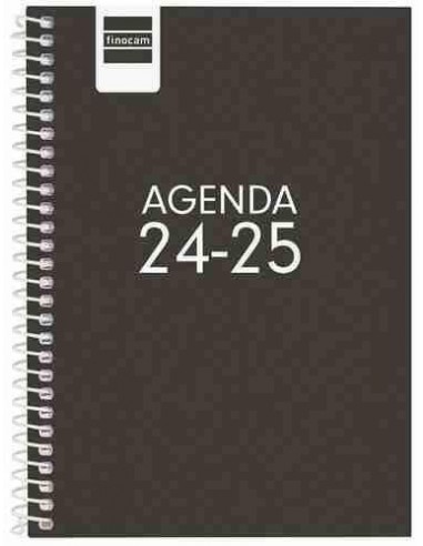 Agenda escolar Finocam cool 1 8 S VH 24 25 negro