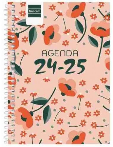 Agenda escolar Finocam cool 1 8 S VH 24 25 floral