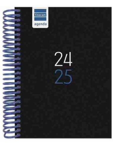 Agenda escolar Finocam Diva 8   1DP 24 25 negro